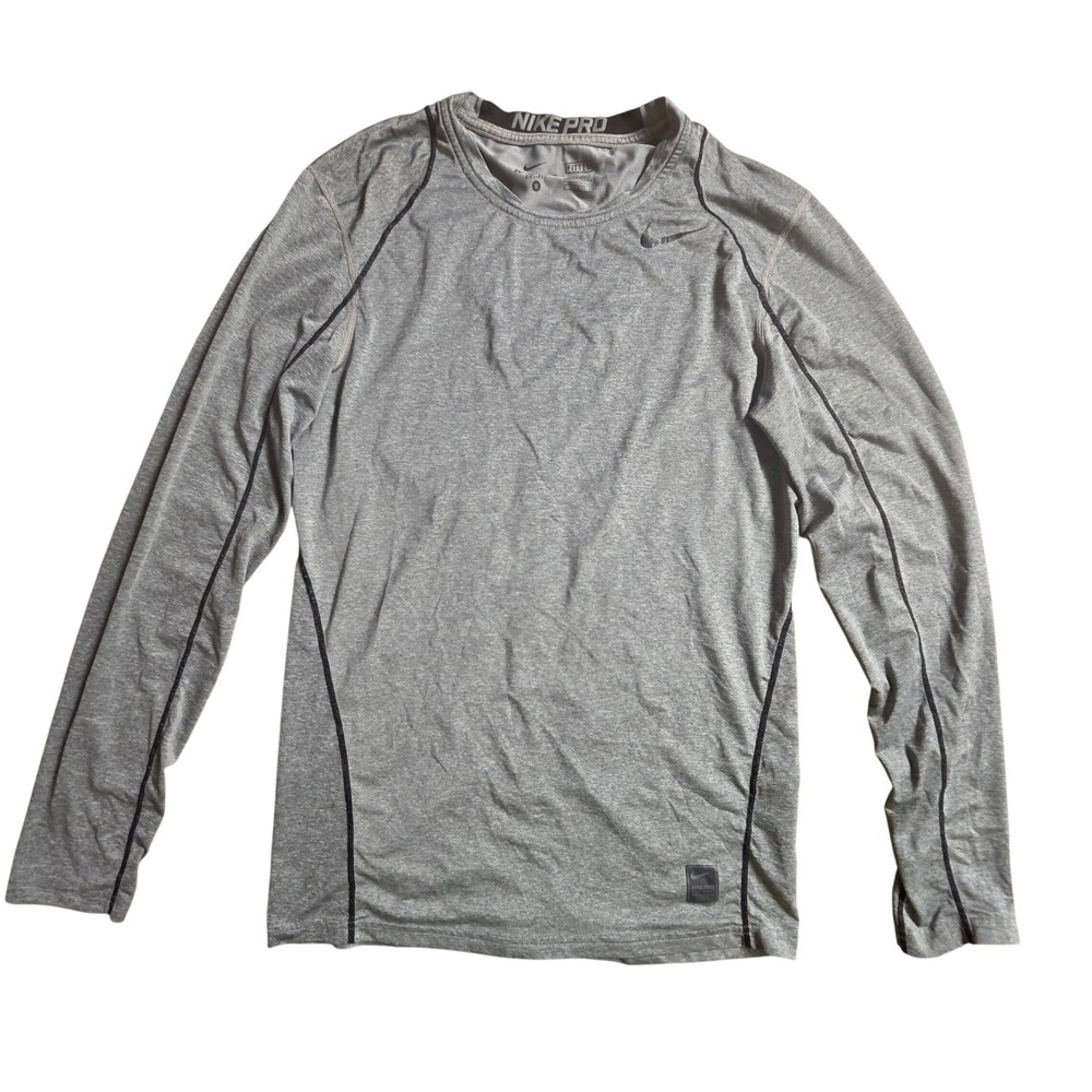 Nike Pro Cool Fitted Long Sleeve Training T-Shirt DRI-FIT S Base Layer Athletic